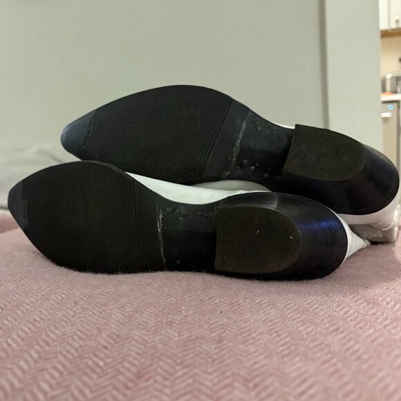 Tony Lama White Cowboy Boots Size 10M Vintage - Picture 7 of 12